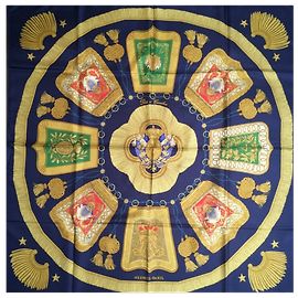 Hermès "Poste et cavalerie" Blau