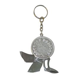 Hermès Key ring Silvery