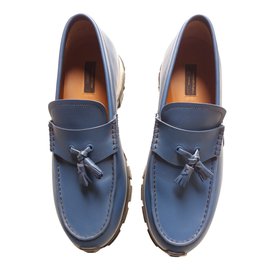 Ermenegildo Zegna-Loafers Slip ons-Blue