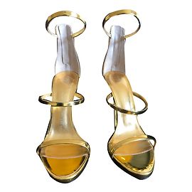 Sandales Giuseppe Zanotti en cuir doré Doré