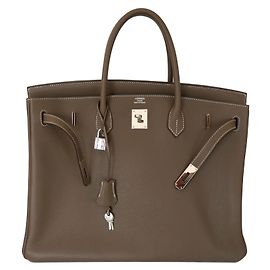 Hermès Birkin 40 étoupe Bege