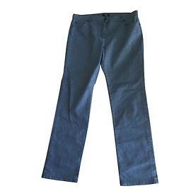 Calça CAROLL de Algodão Cinza com 5 Bolsos Cinza