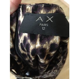Autre Marque-AX Paris Dress-Marrone,Nero