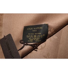 Sciarpa Monogram Louis Vuitton Bronzo