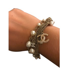 Chanel Armbänder Weiß