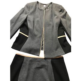 Basler Tailleur jupe Gris anthracite