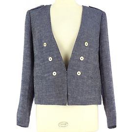 CAROLL Vest / Blazer Navy blue