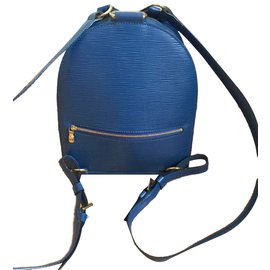 Louis Vuitton-Mochilas-Azul