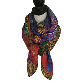 Hermès-Bufandas-Multicolor