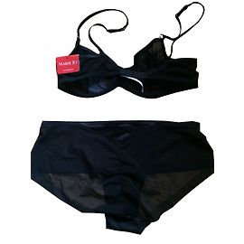 Autre Marque Ensemble Marie Jo Haut 90B Noir Polyamide Noir