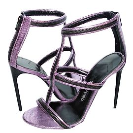 Tom Ford Sandalen Schwarz Lila