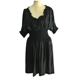 Isabel Marant Etoile-Robes-Noir