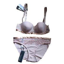 Andres Sarda Lingerie Set beige Polyamid Beige