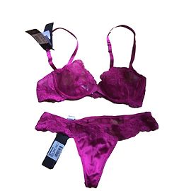 Andres Sarda Pink Polyamide Lingerie Set Pink