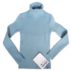 Balenciaga Light Blue Open Back Wool Sweater Blue