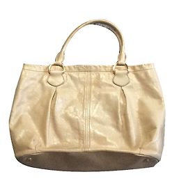 Bolsa de mão Miu Miu em couro bege Bege