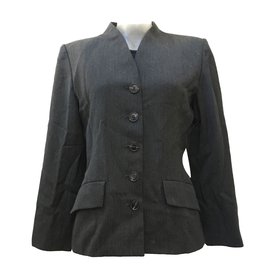 Yves Saint Laurent-Chaquetas-Gris antracita