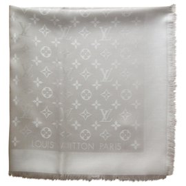 Louis Vuitton-Lenço do monograma de Louis Vuitton-Bege