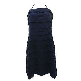 Autre Marque Vestito 1.2.3. in seta blu navy Blu navy
