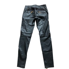 Balmain pour H&M-Pants, leggings-Black
