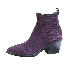 Just Cavalli-Ankle boots-Purple