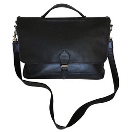 Longchamp-Bags Briefcases-Black