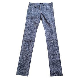 Autre Marque-Jeans-Python print