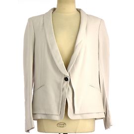 Comptoir Des Cotonniers Weste / Blazer Weiß