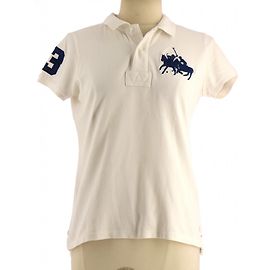 Ralph Lauren Double Rl Camiseta Blanco