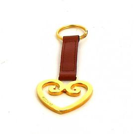 Moschino Porte-clés Marron