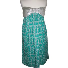Robe Iro en coton vert Multicolore Vert