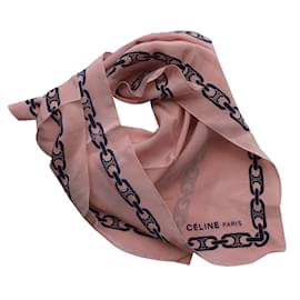 Céline-Seiden Schals-Pink