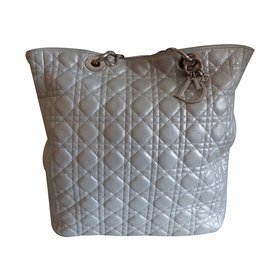 Christian Dior-Hand Bag-Silvery