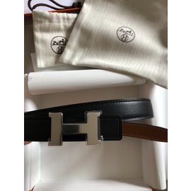 Hermès-Cinturones-Negro