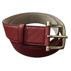 Gucci Belts Red