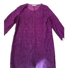 Suncoo Spitzenkleid Dunkelrot Bordeaux