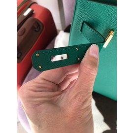 Hermès-Birkin 30 vert vertigo-Green