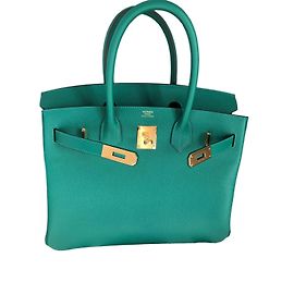 Hermès Birkin 30 vert vertigo Verde