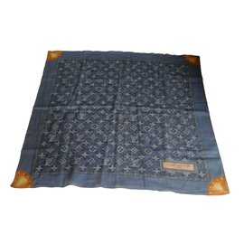 Louis Vuitton sciarpe Blu