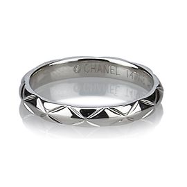 Chanel Matelasse Ring Silber