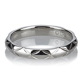 Chanel-Matelasse Ring-Silber
