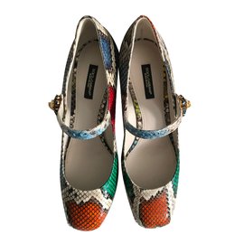 Dolce & Gabbana-Escarpins-Multicolore