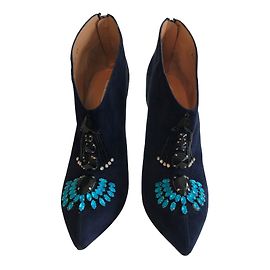 Emporio Armani Ankle boots Dark blue
