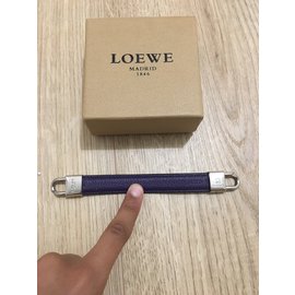 Loewe-Bracelet en cuir violet-Violet