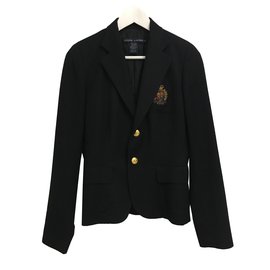 Ralph Lauren-Jackets-Navy blue