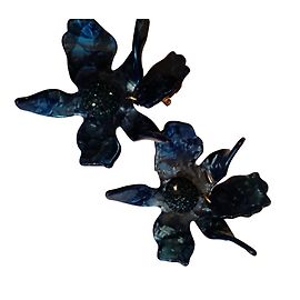 Lele Sadoughi Boucles d'oreilles Bleu