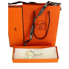 Hermès Amuletos bolsa Plata