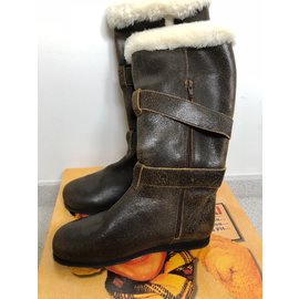 Autre Marque-boots-Dark brown