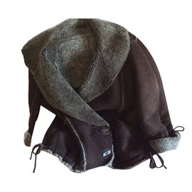 Autre Marque Marsil Lederjacke Schokolade Schokolade