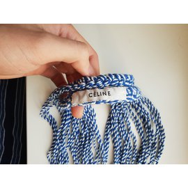 Céline-Saco de rede-Azul